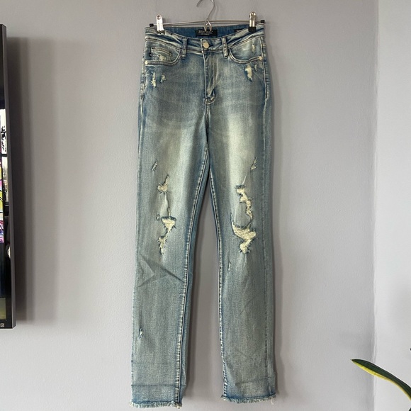 Judy Blue Eastpointe High Waist Boyfriend Jeans Size 26 - Picture 2 of 9